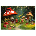 Small Kid's Birthday Party Table and Photography Backdrop - Fairy Garden