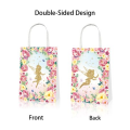 Party Favor Bags with Handles - Fairy Theme (12 Bags)