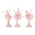 Ballerina Cake or Table Ornament Decor (Set of 3)