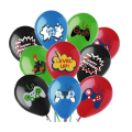 Gaming Themed Latex Balloon Set - 16 Balloons