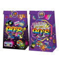 Party Favor Bags with Stickers - 90's Disco Theme - 12 Bags