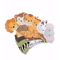 Baby Safari Animal Cupcake Toppers And Wrappers Set - Set of 12