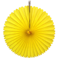 Yellow Paper Fan (20cm)