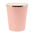 Peach Pastel Paper Cups (8 Cups)