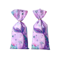 Party Favor Bags With Twist Tie - Purple Mermaid Tail (Set of 25)