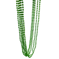 Festive Plastic Beads - Green (Set of 5)