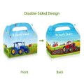 Party Favor Boxes - Tractor Farming Theme - 12 Boxes