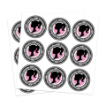 Party Favor Bags with Stickers - Barbie Theme (12 Bags)