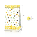 Party Favor Bags with Stickers - Honey Bee Theme - 12 Bags
