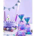 Party Favor Bags With Twist Tie - Mermaid Theme (Set of 25)
