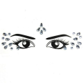 Rhinestone Face Art Party Stickers (Set of 3)