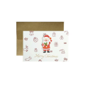 Merry Christmas Cards with Envelopes (Santa) (Set of 10)