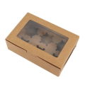 Cupcake Box with Window - Holds 6 Cupcakes (Set of 5 Boxes)