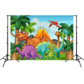 Kids Birthday Party Table and Photography Backdrop (Dinosaur Theme)