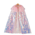 Pink Sequins Cape - One Size