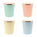 Green Pastel Paper Cups (8 Cups)