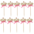 Princess Crown Cupcake Toppers (10 Toppers)