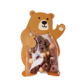 Bear Shaped Birthday Sweets Packet (Set of 10)