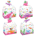 Party Favor Boxes - Girly Dinosaur Theme - 12 Boxes