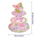 Kids Birthday Party 3 Tier Cupcake Stand - Butterfly