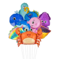 Party Foil Balloon Set of 9 - Ocean Theme