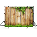 Kids Birthday Party Table and Photography Backdrop (Wood and Grass)