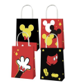 Party Favor Bags with Handles - Mouse Theme - 12 Bags