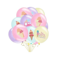 Ice Cream Themed Latex Balloon Set - 20 Balloons