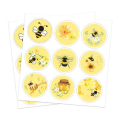Party Favor Bags with Stickers - Honey Bee Theme - 12 Bags