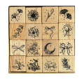Decorative Rubber Stamp Set (Flowers and Bows)