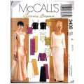McCALLS 3436 EVENING ELEGANCE LINED TOPS-SKIRT SIZE D=12-14-16 COMPLETE ONLY UNCUT PATTERN SUPPLIED