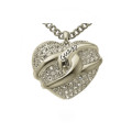 Guess Heart Diamante Necklace