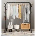 Drying Rack Metal Garment Clothing Rack With Shelf for Shoes