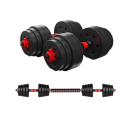 40kg Indoor Gym Weightlifting Adjustable Barbell & Dumbbells Weight Set