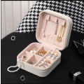 Portable Travel Leather Mini Jewellery Storage Box