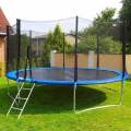 2.44m Outdoor Trampoline With Enclosure Safety Net