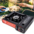 Portable Camping Gas Stove - Single Burner Canister with Case