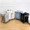 Steel Frame Collapsible Laundry Hamper Wash Day Laundry Basket