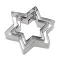 3 Pieces Stainless Steel Cookie Cutter