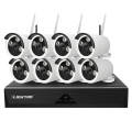 8 Channel 8 Way Wireless CCTV Camera Surveillance Kit