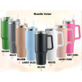 Stainless Steel Vacuum Flask with Straw 1.18L