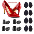 High Heel Protector Non Slip Cover Women Shoe Stopper - Black