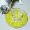 Interactive Nonslip Adjustable Slow Cat Food Dispenser