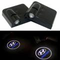 Wireless Car Door LED Projector Light Courtesy Welcome Logo Light Shadow For Hyundai