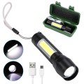 Stock from 6//Success Formula USB Rechargeable Mini Torch with Zoom Function