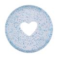 Medium Plastic Discs - Blue Glitter