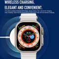 W99 ULTRA + Earphones Smart Watch - White