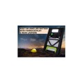 8W Solar Panel with Inbuilt Battery and Rear Flashlight Portable Charging Kit