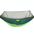 Portable Automatic Quick opening Nylon Hammock with Mosquito Net 290x140cm