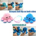 Happy Sad Octopus - Mini Mood Octopus - Reversible - Blue/Pink